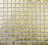 Ceramic mosaic gold mosaic tile structure