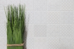 Hand pattern retro vintage mosaic tile ceramic gray Geo Grey MOS22B-1402_m