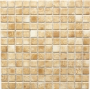 Ceramic mosaic retro vintage beige brown mosaic tile kitchen splashback MOS18D-1412