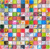 Ceramic mosaic colorful mosaic tile retro vintage POP UP Marilyn Monroe mosaic tile MOS18D-1605