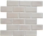 Metro Subway tiles STONE GRAY MUD Facet mosaic tile ceramic stone gray mud tile backsplash kitchen MOS26M-0202