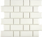 Metro Subway Tiles Facet Ivory Mosaic Tile Ceramic Tile Backsplash Kitchen MOS26-0119IM