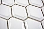 Hand pattern mosaic tile ceramic diamond metro white glossy tile backsplash kitchen MOS13MD-0101_m