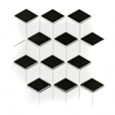 Mosaic tiles ceramic 3D cube white black matt wall tiles bathroom tile MOS13-OV09_f | 10 mosaic mats