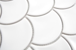 Hand pattern mosaic tile ceramic fan white glossy tile WC bathroom tile MOS13-FS01_m