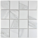 Mosaic tile Carrara look white gray ceramic bathroom tile tile backsplash kitchen MOS16-0102_f | 10 mosaic mats