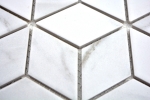 Hand sample mosaic tile ceramic white diamond POV Carrara look wall tile bathroom tile MOS13-0102_m