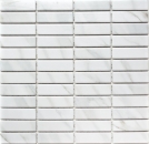Ceramic mosaic tile stone effect white gray tile backsplash kitchen MOS24-STSO01