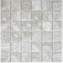Mosaic tile natural stone look gray structure bathroom tile backsplash MOS16-0204_f | 10 mosaic mats