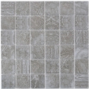 Ceramic mosaic tile natural stone look dark gray structure tile backsplash kitchen MOS16-0208