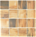 Wood-effect ceramic mosaic tile Vintage Wood mosaic tile brown tile backsplash MOS16-2004