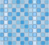 Ceramic mosaic swimming pool mosaic mosaic tile blue mix glossy BAD shower wall MOS18-0406