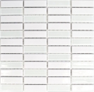Ceramic mosaic tile white mint glossy glass tile backsplash MOS24-ST315