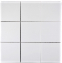Mosaic tile wall ceramic white matt bath tub cladding wall facing tile backsplash - MOS23-0111