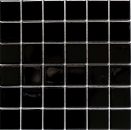Mosaic tile ceramic black glossy tile backsplash kitchen backsplash MOS16B-0301_f