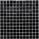 Mosaic tile BLACK GLOSSY STRUCTURE Kitchen splashback MOS18-CG123_f