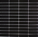Rod mosaic tile ceramic black matt mosaic wall kitchen splashback MOS24-0311