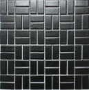 Mosaic tile ceramic windmill black matt wall tile bathroom tile MOS24-CWM08BM_f