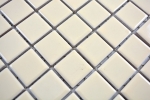 Hand-painted mosaic tile magnolia beige matt tile backsplash ceramic mosaic MOS18D-1911_m