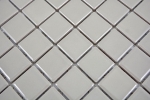 Hand-painted sample mosaic tile SILK GREY GLOSSY TILED MIRROR ceramic BATHROOM MOS18D-2401_m