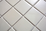 Hand-painted mosaic tile SCHLAMM GRAU MANHATTAN glossy backsplash MOS14-2401_m