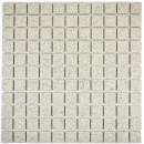 Mosaic tile ceramic cream white speckled unglazed shower tray floor tile MOS18-0103-R10_f