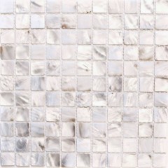 Mother-of-pearl mosaic Shell mosaic white beige Shower screen MOS150-SM2525