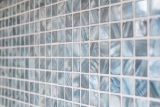 Hand pattern mosaic tile shell blue-grey wall tile bathroom tile MOS150-SM2582_m
