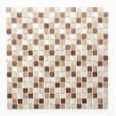 Mosaic tile aluminum beige brown copper wall kitchen wall tile mirror MOS49-A971