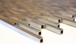 Hand-painted mosaic tile aluminum brown composite Alu Brick brushed Coloured Dark MOS49-L103D_m