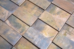 Hand pattern mosaic tile copper copper rods 3D brown tile backsplash kitchen MOS49-1514_m