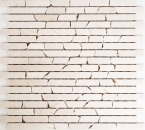 Mosaic marble natural stone composite rods cream white brick backsplash kitchen tile - MOS40-0102