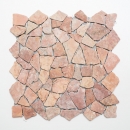 Mosaic tile marble natural stone red quarry Ciot Rossoverona MOS44-30-140_f