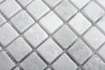 Hand-painted mosaic tile marble natural stone white Ibiza Antique Marble MOS40-42023_m