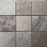 Tile Travertine natural stone Chiaro beige cream natural stone tile antique look shower tray shower wall kitchen tile - MOSF-45-46079
