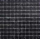 Mosaic tiles quartz composite artificial stone Artificial black MOS46-ASM22