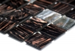 Hand pattern mosaic tile glass gold silk dark gray wall tile bathroom tile shower splashback tile mirror MOS54-0108_m