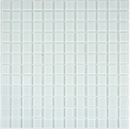 Mosaic tile Translucent glass mosaic Crystal white BATH WC Kitchen WALL MOS63-0102_f | 10 mosaic mats