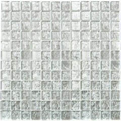 Glass mosaic silver mosaic tile texture tile backsplash kitchen wall MOS123-8SB16