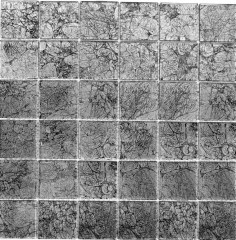 Glass mosaic mosaic tile Tile backsplash silver anthracite black structure metal look MOS126-CM4BL22