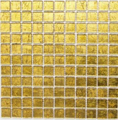 Glass mosaic gold mosaic tile texture tile backsplash kitchen shower wall MOS120-0742