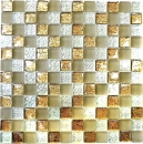 Lustre luxury deluxe glass mosaic mosaic tiles Crystal champagne gold MOS88-8LU80