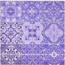Glass mosaic retro vintage mosaic tiles purple violet kitchen wall MOS68-Retro-I