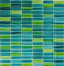 Glass mosaic mosaic tile Style rods bottles green turquoise kiwi kitchen splashback MOS77-0508