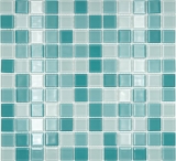 Mosaic tiles glass mosaic green turquoise mint pool mosaic swimming pool mosaic MOS62-0602