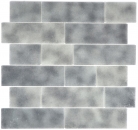 Glass mosaic mosaic tiles anthracite gray masonry bond Grigio MOS68-0259L