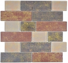 Glass mosaic Mosaic tiles beige brown anthracite rust Wall composite Rusty Brown MOS68-1379L