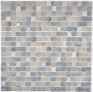Glass mosaic mosaic tiles stone cream gray GRIGIO BATH WC kitchen WALL MOS91-0204