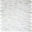 Mosaic rods composite natural stone mosaic tile white brick glass mosaic quarry glass marble tile backsplash wall kitchen bathroom - MOS87-0111