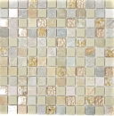 Natural stone rustic quartzite natural stone mosaic tile glass mosaic gold beige light gray honey tile backsplash wall cladding kitchen WC - MOS83-CR27